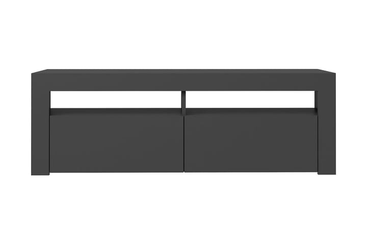 TV-bänk med LED-belysning grå 120x35x40 cm - Grå - Möbler - TV- & Mediamöbler - TV bänk & mediabänk