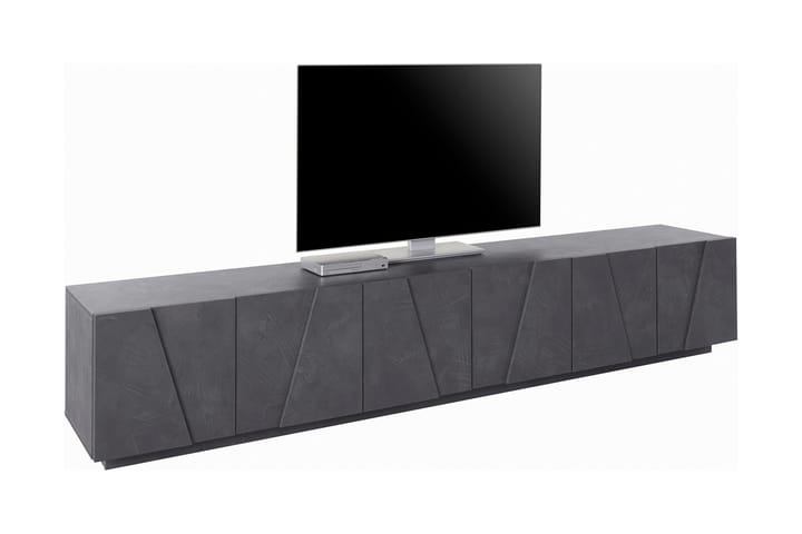 Tv-bänk Pinsac 244 cm 6 Dörrar - Antracit - Möbler - Säng - Kontinentalsäng