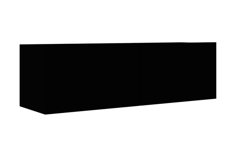 TV-bänk svart 100x30x30 cm spånskiva