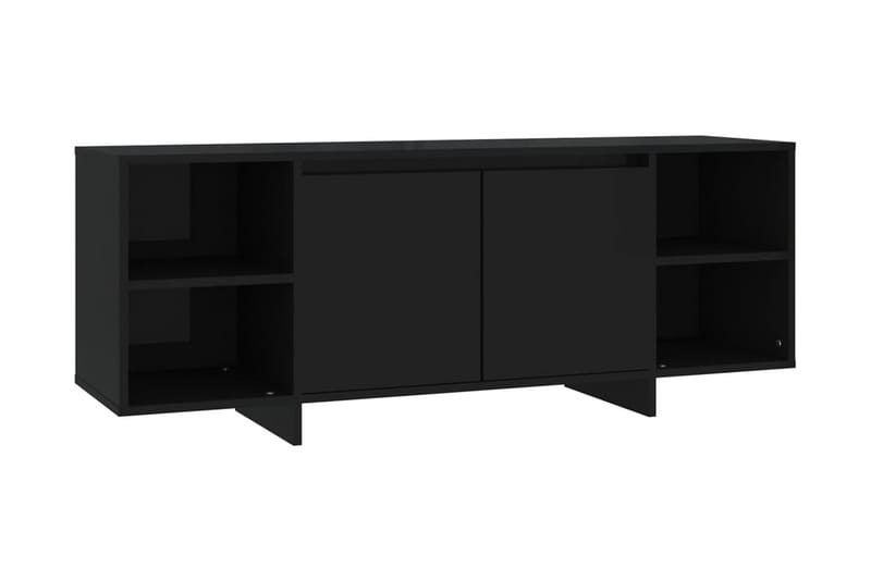 TV-bänk svart 130x35x50 cm spånskiva - Svart - Möbler - TV- & Mediamöbler - TV bänk & mediabänk