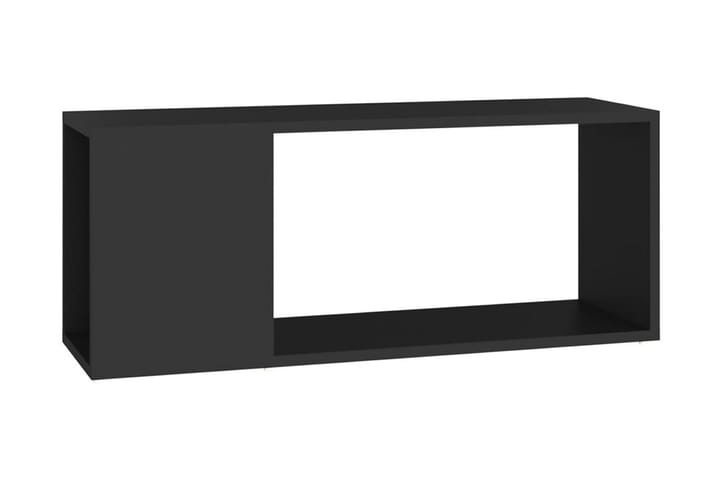 TV-bänk svart 80x24x32 cm spånskiva - Svart - Möbler - TV- & Mediamöbler - TV-bänk & mediabänk