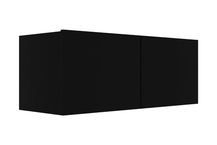TV-bänk svart 80x30x30 cm spånskiva - Svart - Möbler - TV- & Mediamöbler - TV bänk & mediabänk