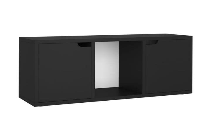 TV-bänk svart 88,5x27,5x30,5 cm spånskiva - Svart - Möbler - TV- & Mediamöbler - TV-bänk & mediabänk