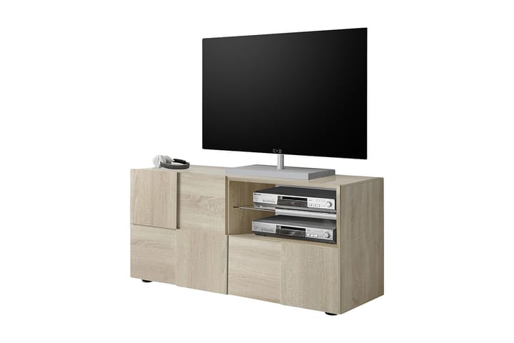 TV-bänk Tabor 121 cm - Samoa Ek|Trä - Möbler - Förvaring - Sideboard & skänk