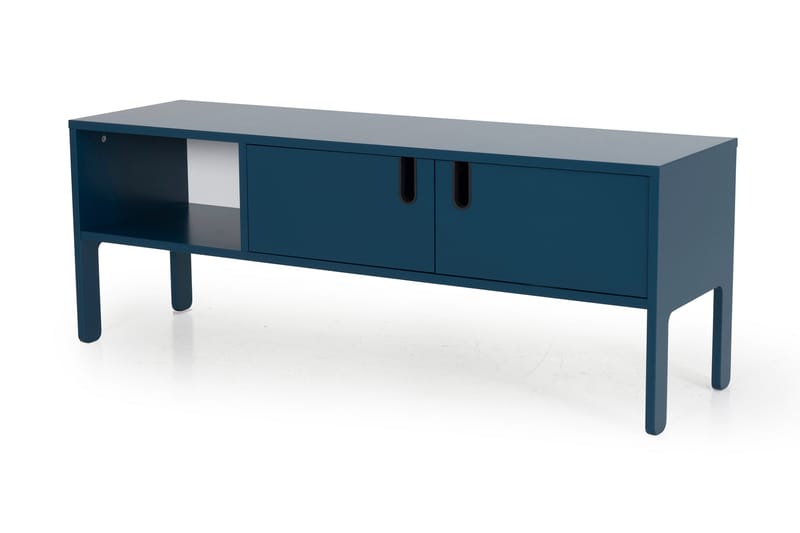 TV-bänk Uno 137 cm - Blå - Förvaring - Förvaringsmöbler - Sideboard & skänk
