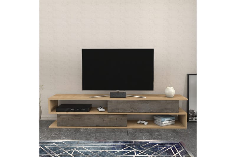 Tv-bänk Urgby 160x38,6 cm - Brun - Möbler - TV- & Mediamöbler - TV bänk & mediabänk