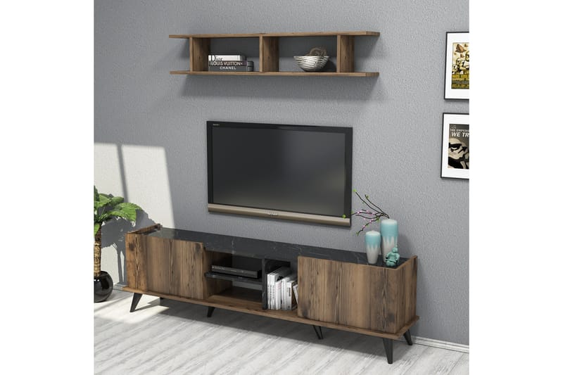 TV-möbelset 34x180 cm 2 Skåp