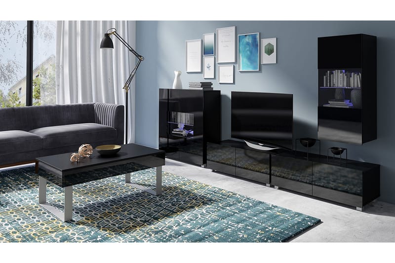 TV-möbelset Frick - Vit - Möbler - Säng - Möbelset för sovrum