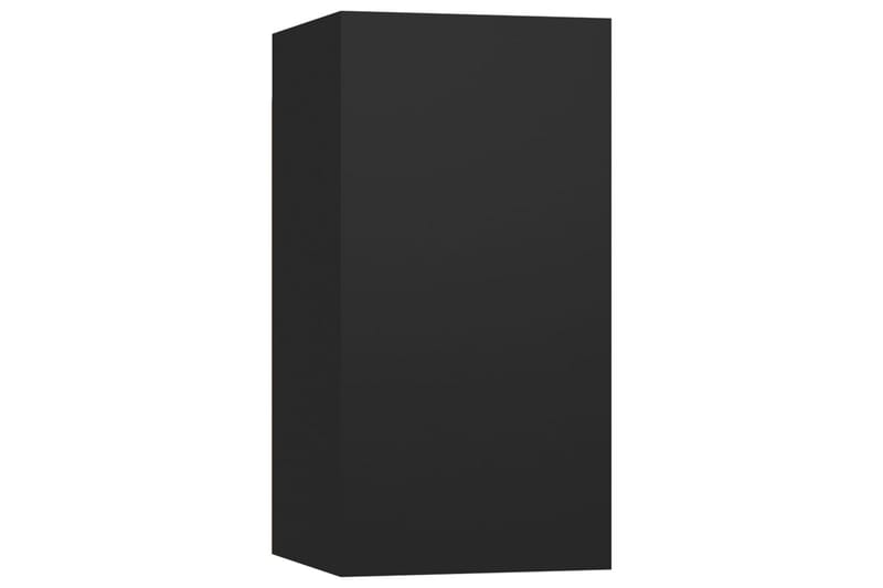 TV-skåp 4 delar svart 30,5x30x60 cm spånskiva - Svart - Möbler - TV- & Mediamöbler - TV-skåp