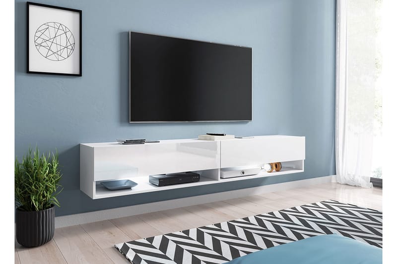 Tv-skåp Bulvine 180 cm - Vit - Möbler - TV- & Mediamöbler - TV-skåp