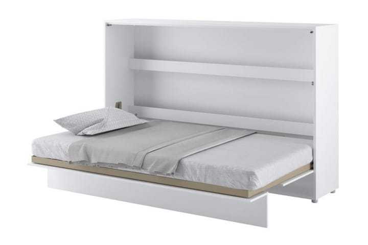 Sängskåp 120x200 cm Horisontellt Vit - Bed Concept - Möbler - Säng - Gästsäng & extrasäng - Sängskåp