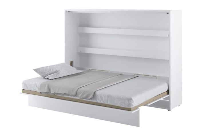 Sängskåp 140x200 cm Horisontellt Vit - Bed Concept - Möbler - Säng - Gästsäng & extrasäng - Sängskåp
