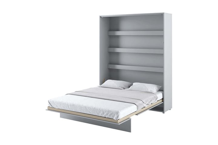 Sängskåp 160x200 cm Vit Högglans - Bed Concept - Möbler - Säng - Gästsäng & extrasäng - Sängskåp