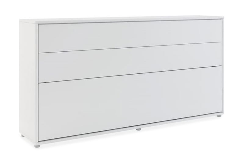 Sängskåp 90x200 cm Horisontellt Vit - Bed Concept - Möbler - Säng - Gästsäng & extrasäng - Sängskåp