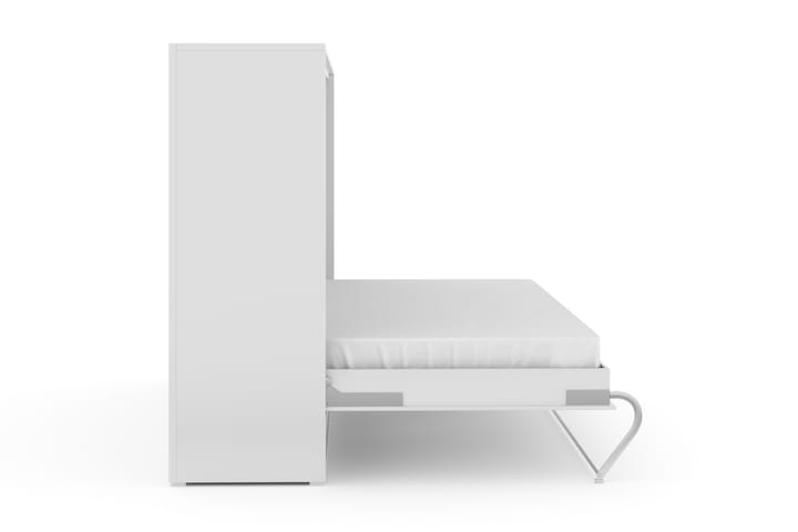 Sängskåp Solid 120x200 Horisontellt - Vit - Möbler - Säng - Gästsäng & extrasäng - Sängskåp