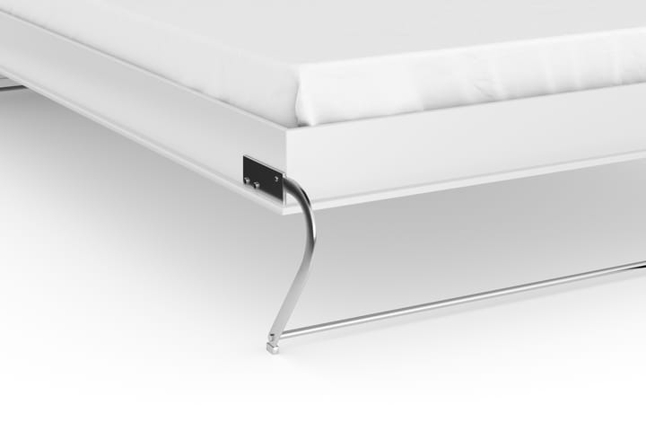 Sängskåp Solid Vertikalt 120x200 - Vit - Möbler - Säng - Gästsäng & extrasäng - Sängskåp