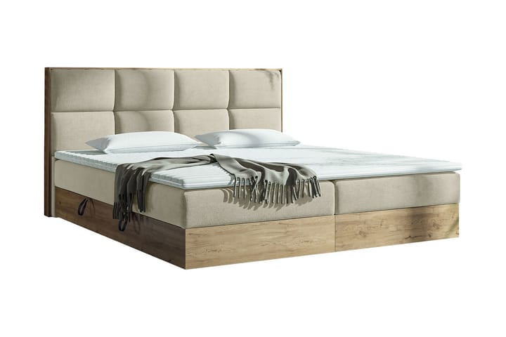 Förvaringssäng EUPHORIA 160x200 - Beige - Möbler - Säng - Säng med förvaring