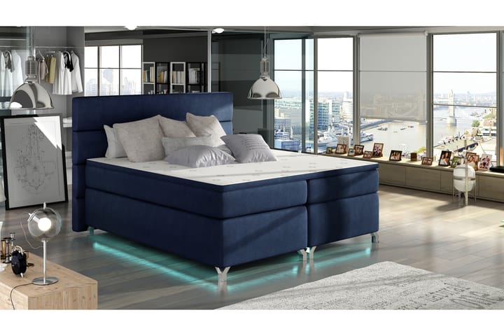 Ramsäng Lolloz 180x200 cm - Blå - Möbler - Sängar - Komplett sängpaket