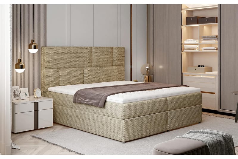 Sängpaket Maiano 180x200 cm - Beige - Möbler - Säng - Komplett sängpaket