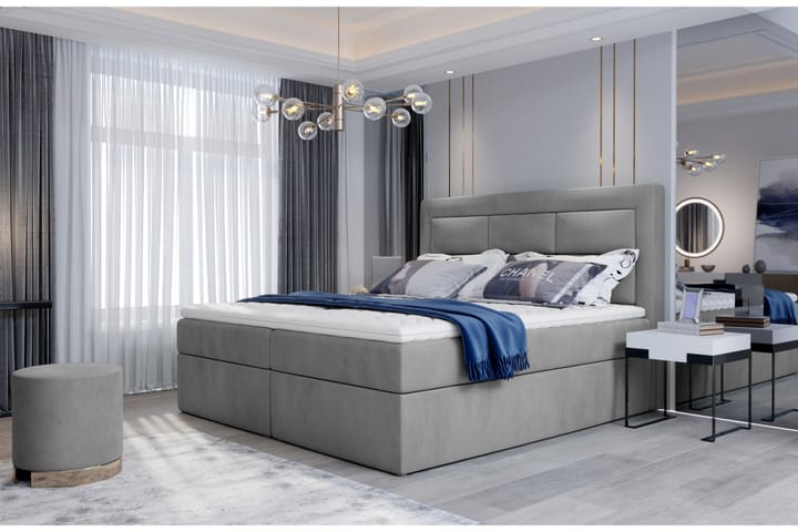 Sängpaket Montalon 140x200 cm - Gul - Möbler - Säng - Komplett sängpaket