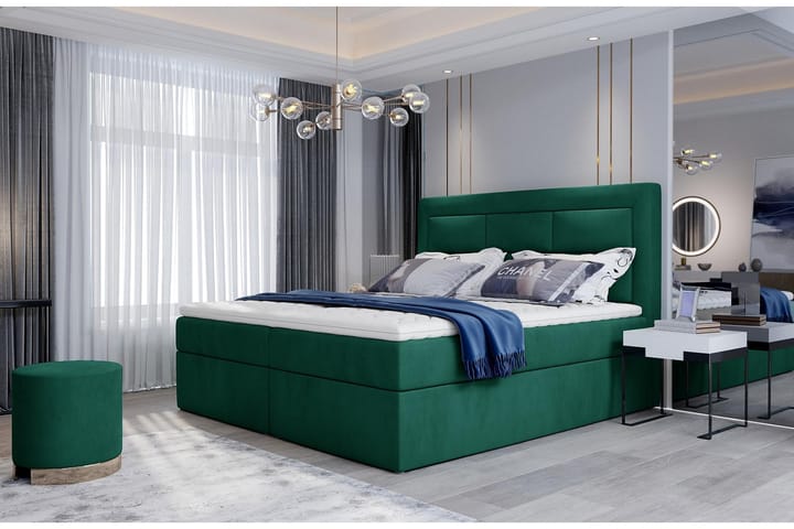 Sängpaket Montalon 180x200 cm - Grön - Möbler - Säng - Komplett sängpaket