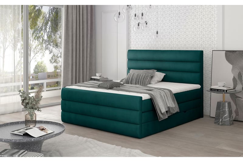 Sängpaket Veillais 180x200 cm - Grön - Möbler - Säng - Komplett sängpaket