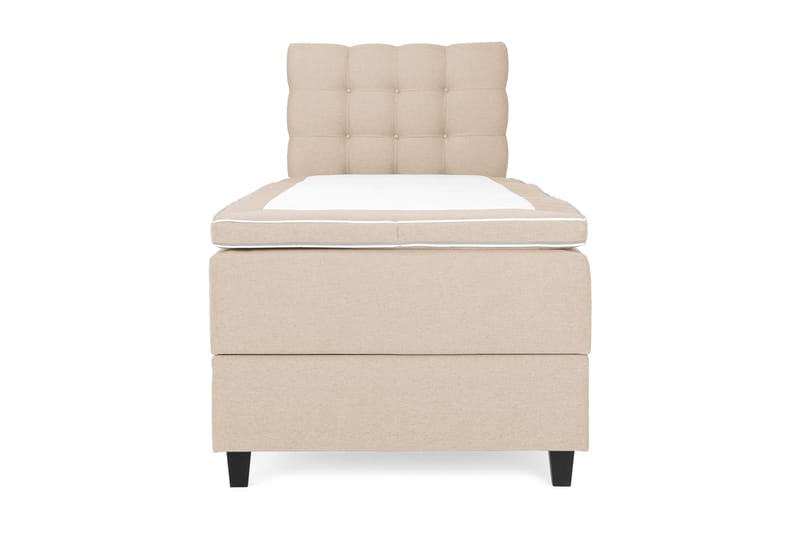 Komplett Sängpaket Boxford Säng med Förvaring 80x200 - Beige - Möbler - Säng - Kontinentalsäng