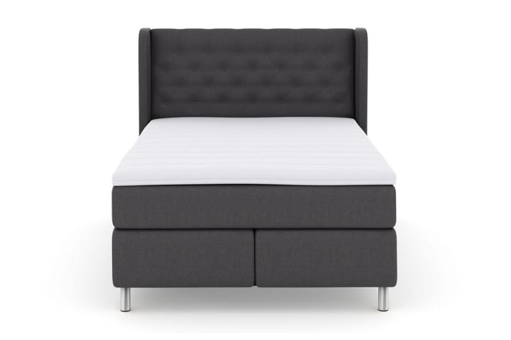Komplett Sängpaket Choice No 3 140x200 Fast/Medium - Mörkgrå|Metall - Möbler - Säng - Kontinentalsäng