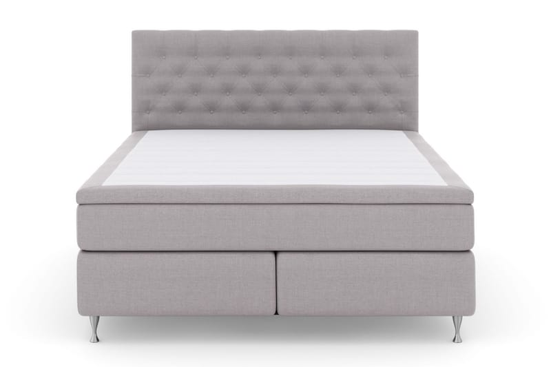 Komplett Sängpaket Choice No 6 210x210 Fast Memory/Pocket - Ljusgrå|Silver - Möbler - Säng - Kontinentalsäng