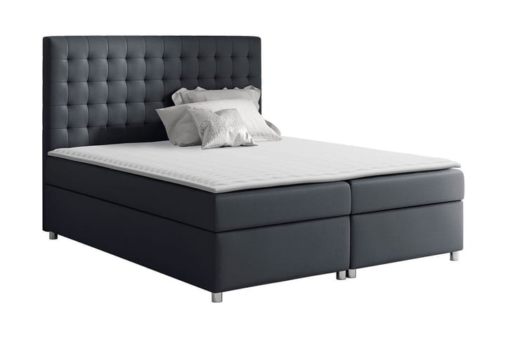 Komplett Sängpaket Emerita 120x200 cm - Svart - Möbler - Säng - Komplett sängpaket