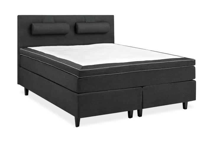 Komplett Sängpaket Gatsby 160x200 Svart Denim - Latex - Möbler - Säng - Kontinentalsäng