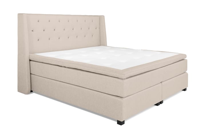 Komplett Sängpaket Langham Beige - 210x210 cm - Möbler - Säng - Kontinentalsäng