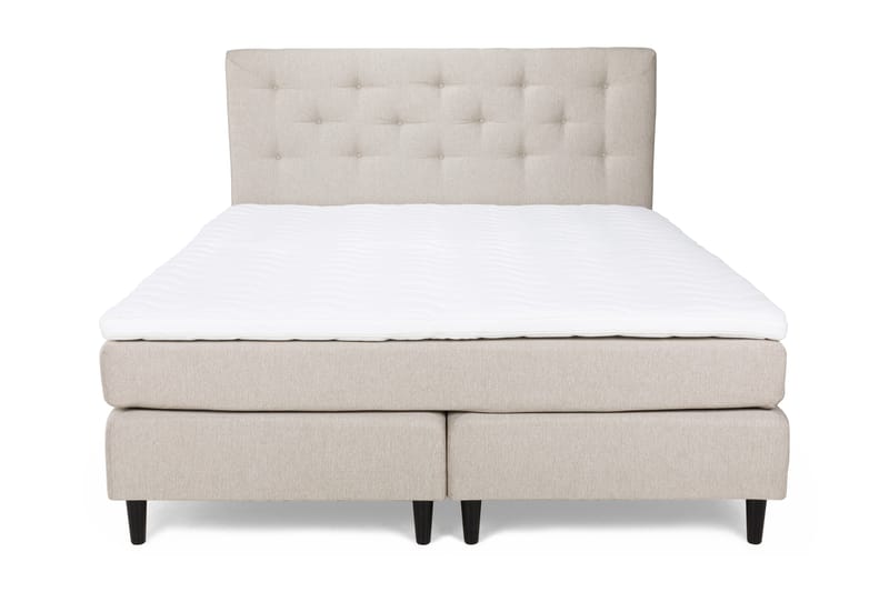 Komplett Sängpaket Laze Deluxe 160x200 Beige - Beige - Möbler - Säng - Kontinentalsäng