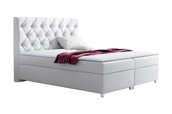 Komplett Sängpaket Milano 120x200 cm - Vit - Möbler - Säng - Kontinentalsäng