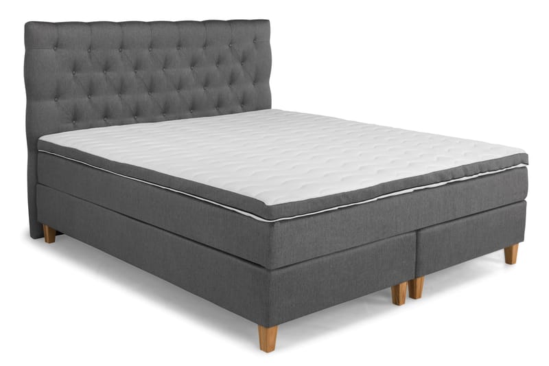 Komplett Sängpaket Relax Premium Kontinentalsäng 160x200 - Grå - Möbler - Säng - Kontinentalsäng