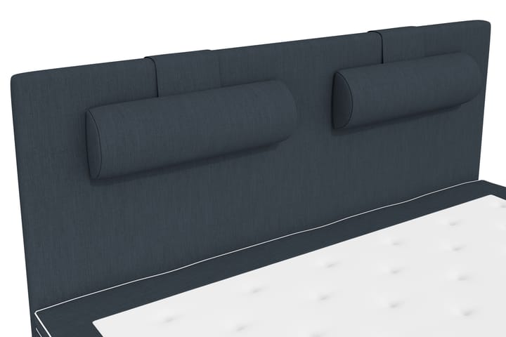 Komplett Sängpaket Roma Lyx 160 cm Mörkblå/Ekben - Kontinentalsäng - Möbler - Säng - Kontinentalsäng