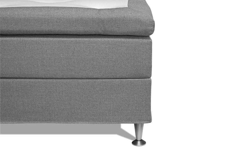 Komplett Sängpaket Sofia 160x200 - Ljusgrå med nackkudde - Möbler - Säng - Kontinentalsäng