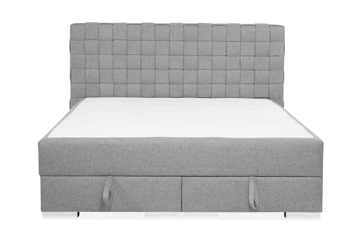 Kontinentalsäng Kacper 160x200 cm - Grå - Möbler - Säng - Säng med förvaring