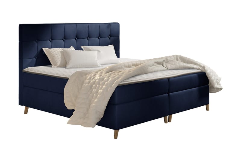 Kontinentalsäng Taiwan 140x200 cm - Blå - Möbler - Säng - Komplett sängpaket