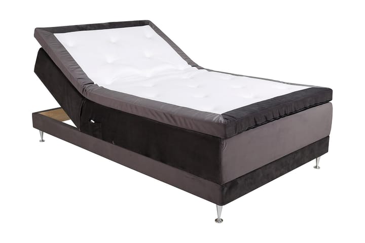 Sängpaket Almvik 120x200 cm - Mörkgrå/Fast - Möbler - Säng - Kontinentalsäng