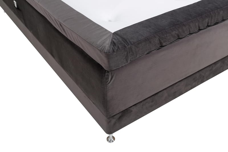 Sängpaket Almvik 120x200 cm - Mörkgrå/Fast - Möbler - Säng - Kontinentalsäng