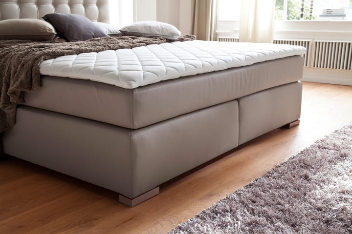 Sängpaket Griante Kontinentalsäng 180x200 cm - Brun/Krom - Möbler - Säng - Kontinentalsäng