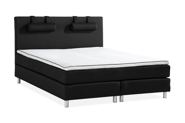 Sängpaket OPAL 160x200 cm Svart - Kinnabädden - Möbler - Säng - Kontinentalsäng