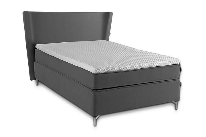 Standard Sängpaket Kontinentalsäng 120x200 cm Ljusgrå - Talia Beds - Möbler - Säng - Komplett sängpaket