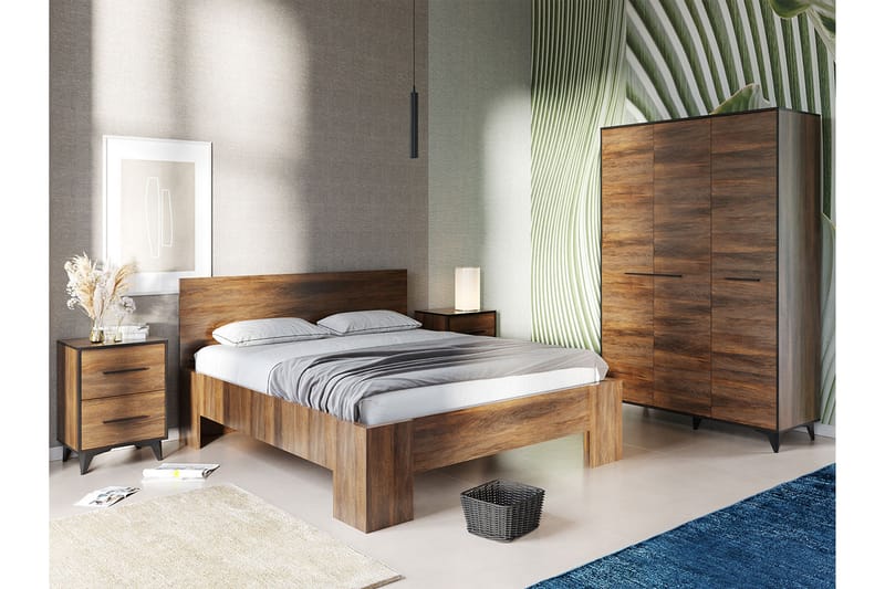 Möbelset för sovrum - Natur - Möbler - Säng - Kontinentalsäng