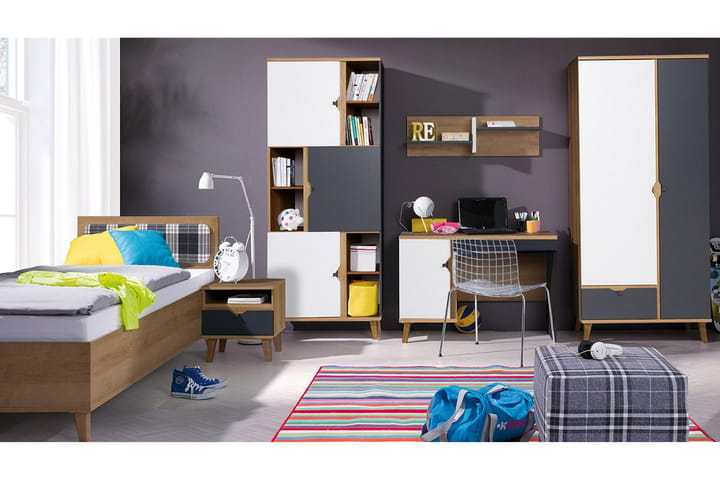 Sovrumsset barn Memone - Flerfärgad - Möbler - Säng - Möbelset för sovrum