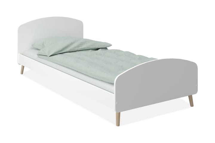 Säng Inagaki 90x200 cm 96 cm - Vit - Möbler - Säng - Ramsäng & resårbotten