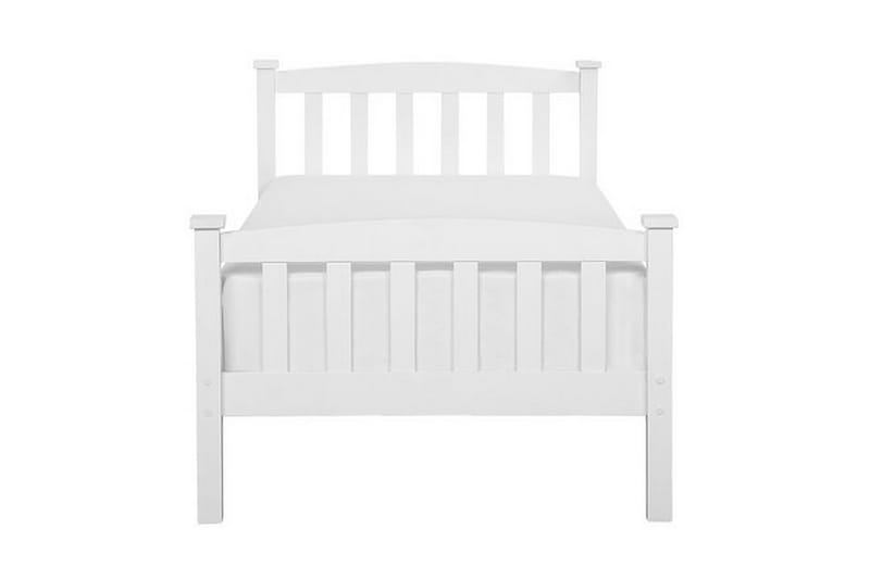 Säng Muffoletto Trä 90x200 cm - Vit - Möbler - Sängar - Komplett sängpaket