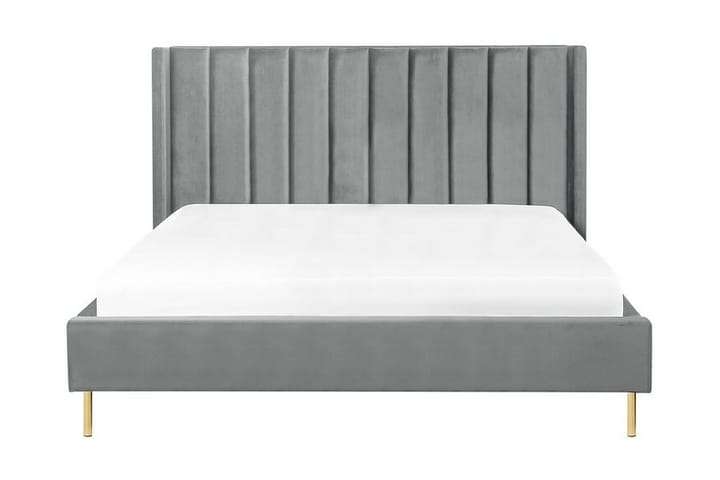 Sängram Barkerud 160x200 cm - Grå - Möbler - Säng - Sängram & sängstomme