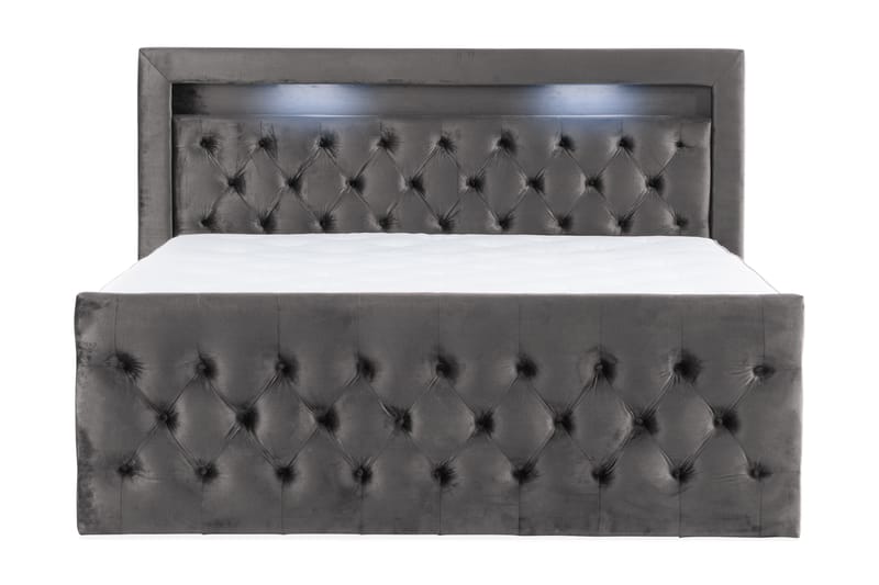 Altaneira Sängpaket 160x200 med Lådförvaring - Mörkgrå - Möbler - Säng - Säng med förvaring